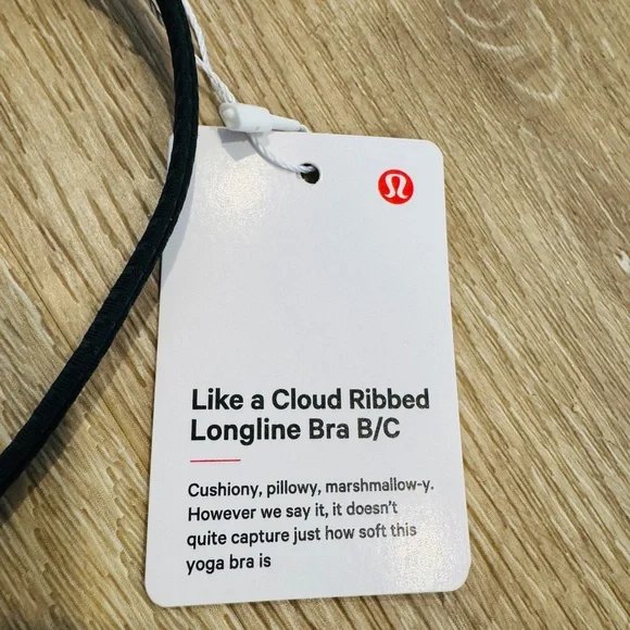 NWT Lululemon Like A Cloud Longline Ribbed Bra B/C 6 - Picture 4 of 8